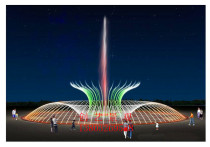 Music fountain rockery fountain lighting fountain combination fountain project installation and commissioning fountain maintenance custom-made