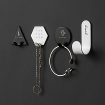 Kitchen hook strong adhesive hook Wall hanging wall wall door-to-door free drilling no trace stainless steel paste hook