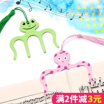 Music clip M-type piano score clip Korean cute cartoon bookmark Metal book clip Paging clip Hand account sharing clip