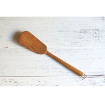 Imported Chabatree wooden non-lacquered enamel spatula kitchen stir-fried wooden shovel can be hung