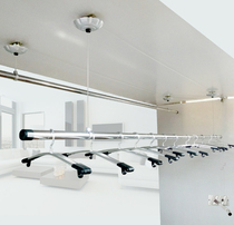 Drying rack lifting hand crank double rod balcony double rod type single pole drying hanger Rod hanging hanger Rod suncoat Rod stainless steel