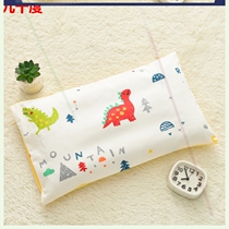 Baby pillow kids kindergarten primary school summer 0-1-3-6-year-old baby cotton breathable all-season universal