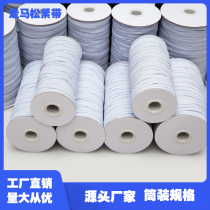 Wide thin and high elastic elastic band Clothing accessories Walking horse belt Baby pants waist elastic rubber band(180 meters tube)