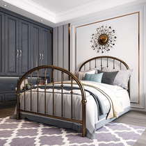 Old Craftsman Iron Bed Simple Modern Double Bed Adult 1 8 m Iron Bed 1 5 m North European Iron Frame Bed Single 62