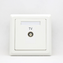 ABB switch socket panel ABB Deyi Ya white weak electric 86 type one branch series TV socket AE304