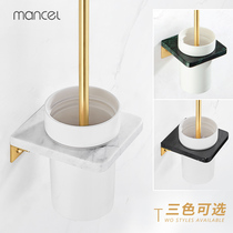 Light luxury marble toilet brush set wash toilet brush toilet brush toilet long handle cleaning brush marble creative toilet clean toilet