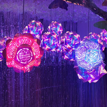 Shopping mall jewelry store atmosphere beauty Chen decoration Symphony wishful ball Outdoor scene lighting luminous symphony ball decoration