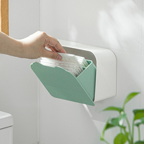 Household sanitary napkin storage box toilet special cotton swab Cotton Cotton finishing box storage creative wall-mounted
