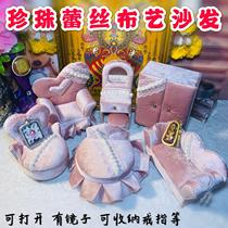  Thailand imported for Taiwan sofa Meilang Luan fox fairy Buddha boy sister brother seat worship supplies
