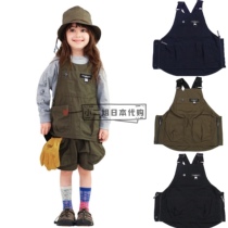 The Little Two Sister Japan Chauchio Childrens clothes DENIM DUNGAREE Spring Summers new childrens parent-child function Machia