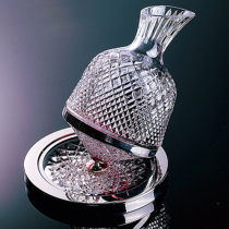 Creative crystal glass rotating top tumbler Net red luxury red wine fast decanter high-end home set