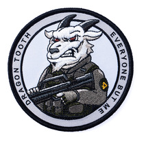 New Products Dragon Teeth Duozodiac Sheep Arms Chapter Magic Sticker Tactical Arm Zhang Dragon Tooth Tactical Equipment Iron Blood Monarch Pint Line