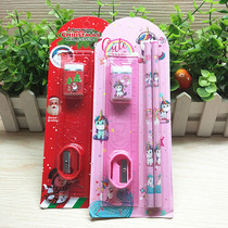 June 1 kindergarten students and children 5 in 1 stationery set small gifts small prizes 5 pieces of school supplies combination