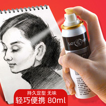  Old mans head odorless painting liquid Universal 80ml sketch spray styling oil painting stick protective agent vial light glue painting
