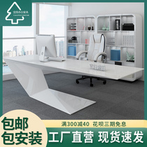 Boss Table Presidents Table Minimalist Modern Creative Baking Paint Large Class Desk Manager Table Manager Single Desk Chair Combinations