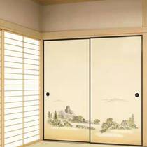 Wushu Fushima paper Japanese tatami door paper color drawing paper bedroom wardrobe door paper landscape painting wooden door paper