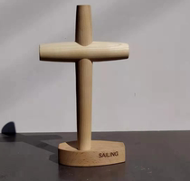  SAILING WAX WOOD CROSS DECORATION GIFT WEDDING BIRTHDAY Christmas CHURCH GOSPEL FELLOWSHIP GIFT