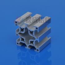 European standard industrial aluminum alloy profile 5050 double groove workbench Mechanical equipment frame protective cover processing customization 50