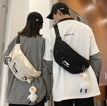 China Li Ning Xiao Zan with shoulder shoulder bag sports leisure fashion men and women chest bag backpack student bag