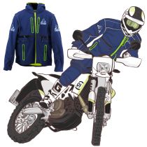 Autumn and winter riding clothing mens motorcycle windproof breathable off-road vest motorcycle jacket Huswana soft shell jacket