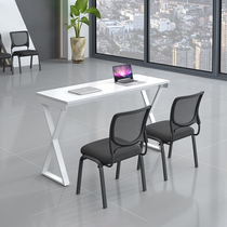 Training table and chair combination student training desks and chairs educational institutions splicing conference table long training table long table