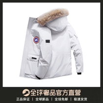 Official Canadian Ai Big Goose Down Jacket 2021 New Men and Womens Expedition Long Outdoor Hooded Coat