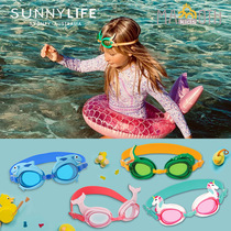 Australia Sunnylife new baby children cartoon swimming glasses goggles anti-fog HD goggles