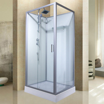 Rectangular shower room Integral bathroom Integrated household tempered glass partition Bath room Bath room Bathroom