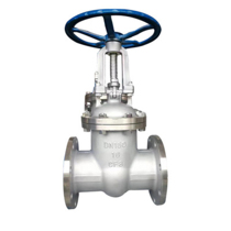 Hualian direct 304 stainless steel flange gate valve open Rod Z41W-16P flange link gate valve DN15-DN350
