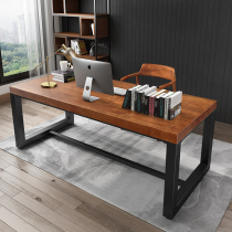 All solid wood staff office table and chair conference table loft computer desk desk desk desk study table training table