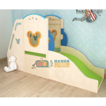 Family early education Parent-child garden Kindergarten Indoor slide Climbing slide Climbing mat High-end wooden slide