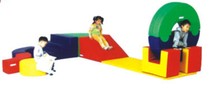 Kindergarten Early education Parent-child Garden Childrens software Physical training Sensory integration equipment Multi-functional climbing and sliding drilling combination