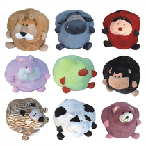 Kindergarten early education Parent-child garden Fashion cartoon plush stool Animal game stool Toy stool Storage stool Toy stool