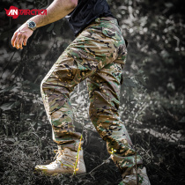 Outdoor Camouflak Pants IX7 Ruling Officer Tactical Pants Mens Pants Waterproof Anti-Scraping Tooling Sub Combat Casual Long Pants