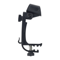 Drum set drum microphone clip Universal black shockproof standard drum microphone clip