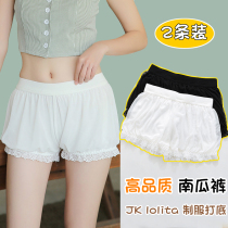 White Light Cage Pants Jk Safety Pants Woman Summer Thin easy Pumpkin Beat Underpants Shorts Outside to wear anti-walking light Big code