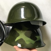 Cycling motorcycle special hard glass glue steel helmet camouflage military helmet men mens semi-helmet
