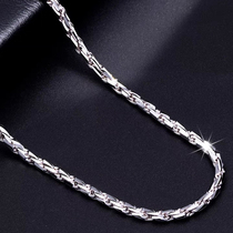 pt950 platinum necklace mens solid platinum necklace mens rope clavicle thick chain pendant customized
