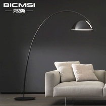 Nordic living room fishing lamp Floor lamp Light luxury Minimalist designer Sofa side vertical bedroom long arm LED lamp