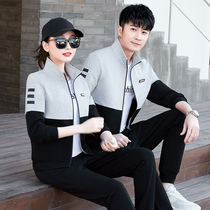 361 lovers sports suit Spring and autumn mens and womens clothing running Jordan Noo casual sportswear for three sets of cotton