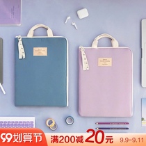 Korean iconic portable shockproof 13 inch laptop bag female Apple macbookpro bag 13 3 inch