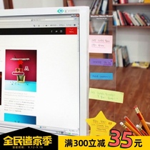 Wenya Korea computer monitor Post-it message board office desktop note sticker screen transparent note board