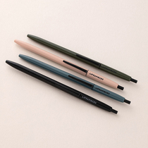 livework Korea ins wind ballpoint pen slim retro 0 5mm smooth pressing ballpoint pen thin rod slim