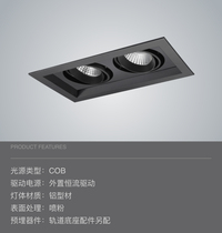 Rex Lighting 5862 Grille Spot Light 2*6W