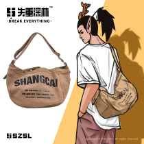 Weightless Deep Forest Canvas Bag 2021 New One Shoulder Female Trendy Lazy Wind Travel Bag Student Casual Boys Messenger Bag