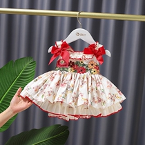  Korean baby girl summer Lolita Princess dress Children girls birthday dress Dress baby skirt