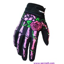 New articular gloves Pink womens touch screen riding motorcycle gloves Bicycle gloves off-road motorcycle gloves