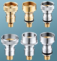 Washing machine water stop valve faucet joint nozzle universal check valve falls off automatic water stop valve to prevent falling water