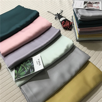 Foreign trade Export 60 Lean Days Silk Bed Bamboo Hat Single Spring Summer Lesel Naked Bed Linen Pure Color Bed Cover 1 8