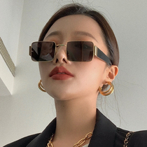 Sunglasses woman Shains big face Retro 2022 New sunglasses female expats face small online red glasses Korean version of the tide